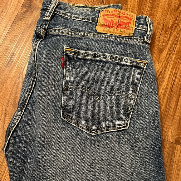 Mens 511 Medium Acid Wash Levi’s W32 x L34 - Picture 5 of 7